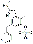 6-Benzothiazolol, 5,7-dimethyl-2-(methylamino)-4-(3-pyridinylmethyl)-, hydrogen sulfate (ester) (9CI) CAS#: 157192-07-9