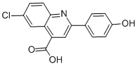 6-CHLORO-2-(4-HYDROXY-PHENYL)-QUINOLINE-4-CARBOXYLIC ACID CAS#: 116734-19-1