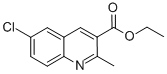6-CHLORO-2-METHYLQUINOLINE-3-CARBOXYLIC ACID ETHYL ESTER CAS#: 114858-39-8