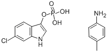 6-CHLORO-3-INDOLYL PHOSPHATE P-TOLUIDINE SALT CAS#: 159954-33-3