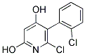 6-CHLORO-5-(2-CHLOROPHENYL)-2,4-PYRIDINEDIOL CAS#: 306978-57-4