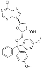 6-CHLORO-5'-O-(DIMETHOXYTRITYL)PURINE-2'-DEOXYRIBOSIDE CAS#: 133931-96-1