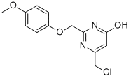 6-(CHLOROMETHYL)-2-[(4-METHOXYPHENOXY)METHYL]PYRIMIDIN-4-OL CAS#: 266679-47-4