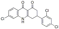 6-Chloro-3-(2,4-dichlorophenyl)-3,4-dihydro-1,9(2H,10H)-acridinedione CAS#: 144155-24-8