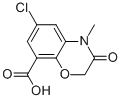 6-Chloro-3,4-dihydro-4-methyl-3-oxo-2H-1,4-benzoxanine-8-carboxylic acid CAS#: 123040-79-9