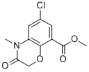 6-Chloro-3,4-dihydro-4-methyl-3-oxo-2H-1,4-benzoxazine-8-carboxylic acid methyl ester CAS#: 141761-83-3