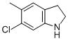 6-Chloro-5-methylindoline CAS#: 162100-44-9