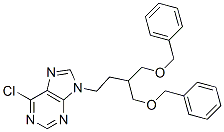 6-Chloro-9-[4-(benzyloxy)-3-[(benzyloxy)methyl]butyl]-9H-purine CAS#: 33498-83-8