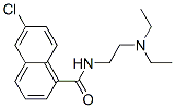 6-Chloro-N-[2-(diethylamino)ethyl]-1-naphthalenecarboxamide CAS#: 32421-47-9