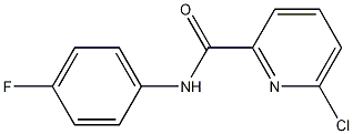 6-Chloro-N-(4-fluorophenyl)-2-pyridinecarboxamide CAS#: 137640-94-9