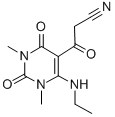 6-(ETHYLAMINO)-1,2,3,4-TETRAHYDRO-1,3-DIMETHYL-BETA,2,4-TRIOXO-5-PYRIMIDINEPROPANENITRILE CAS#: 132373-28-5