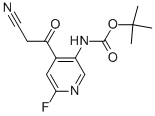 [6-FLUORO-4-(3-NITRILOPROPIONYL)PYRIDIN-3-YL]CARBAMIC ACID TERT-BUTYL ESTER CAS#: 305371-16-8