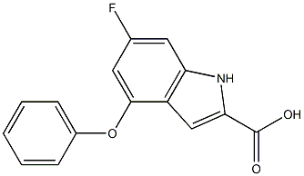6-Fluoro-4-(phenoxy)-1H-Indole-2-carboxylic acid CAS#: 312314-24-2