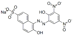 6-Hydroxy-5-[(2-hydroxy-3,5-dinitrophenyl)azo]-2-naphthalenesulfonic acid sodium salt CAS#: 3838-30-0