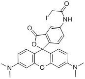 6-IODOACETAMIDOTETRAMETHYLRHODAMINE CAS#: 136538-85-7