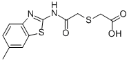 [(6-METHYL-BENZOTHIAZOL-2-YLCARBAMOYL)-METHYLSULFANYL]-ACETIC ACID CAS#: 332383-09-2