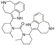 6-Methyl-3,4,5,6-tetrahydro-1H-azepino[5,4,3-cd]indol-2-ylpiperidino ketone CAS#: 3889-00-7