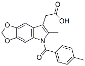 6-Methyl-5-(p-toluoyl)-5H-1,3-dioxolo[4,5-f]indole-7-acetic acid CAS#: 37585-59-4