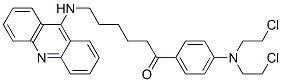 6-(acridin-9-ylamino)-1-[4-[bis(2-chloroethyl)amino]phenyl]hexan-1-one CAS#: 125173-79-7
