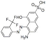 6-amino-4-hydroxy-5-[[2-(trifluoromethyl)phenyl]azo]naphthalene-2-sulphonic acid CAS#: 37078-97-0