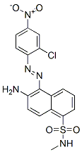 6-amino-5-[(2-chloro-4-nitrophenyl)azo]-N-methylnaphthalene-1-sulphonamide CAS#: 3843-41-2