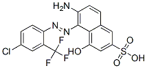 6-amino-5-[[4-chloro-2-(trifluoromethyl)phenyl]azo]-4-hydroxynaphthalene-2-sulphonic acid CAS#: 3836-78-0