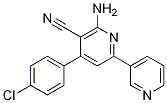 6-amino-5-cyano-4-(4-chlorophenyl)-2,3'-bipyridine CAS#: 131034-87-2