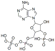 6-amino-9-[3-hydroxy-5-[(hydroxy-sulfooxy-phosphoryl)oxymethyl]-4-phosphonooxy-oxolan-2-yl]-purine CAS#: 482-67-7