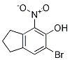 6-broMo-4-nitro-2,3-dihydro-1H-inden-5-ol CAS#: 139515-86-9