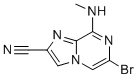 6-bromo-8-methylaminoimidazo(1,2-a)pyrazine-2-carbonitrile CAS#: 142744-39-6