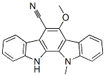 6-cyano-5-methoxy-12-methylindolo(2,3-a)carbazole CAS#: 131926-77-7