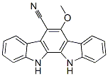 6-cyano-5-methoxyindolo(2,3-a)carbazole CAS#: 131926-78-8