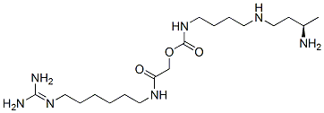 6-(diaminomethylideneamino)hexylcarbamoylmethyl N-[4-[[(3R)-3-aminobutyl]amino]butyl]carbamate CAS#: 170368-04-4