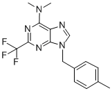 6-(dimethylamino)-9-(4-methylbenzyl)-2-(trifluoromethyl)-9H-purine CAS#: 117860-34-1