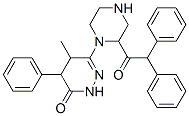 6-(diphenylacetylpiperazinyl)pheny-5-methyl-4,5-dihydro-3-(2H)-pyridazinone CAS#: 150319-80-5