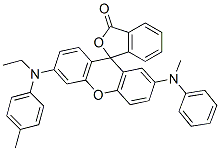6'-[ethyl(p-tolyl)amino]-2'-(methylphenylamino)spiro[isobenzofuran-1(3H),9'-[9H]xanthene]-3-one CAS#: 42530-35-8