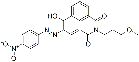 6-hydroxy-2-(3-methoxypropyl)-5-[(4-nitrophenyl)azo]-1H-benz[de]isoquinoline-1,3(2H)-dione CAS#: 42358-42-9