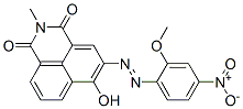 6-hydroxy-5-[(2-methoxy-4-nitrophenyl)azo]-2-methyl-1H-benz[de]isoquinoline-1,3(2H)-dione CAS#: 42357-98-2