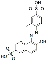 6-hydroxy-5-[(2-methyl-4-sulphophenyl)azo]naphthalene-2-sulphonic acid CAS#: 37672-58-5