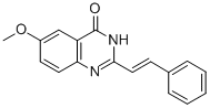 6-methoxy-2-styrylquinazolin-4(3H)-one CAS#: 127033-41-4