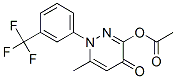 [6-methyl-4-oxo-1-[3-(trifluoromethyl)phenyl]pyridazin-3-yl] acetate CAS#: 146824-76-2