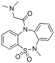 6-methyl-6,11-dihydro-11-((N,N-dimethylamino)acetyl)dibenzo(c,f)-(1,2,5)-thiadiazepine 5,5-dioxide CAS#: 128377-70-8