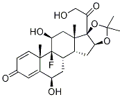 (6,11,16a)-9-Fluoro-6,11,21-trihydroxy-16,17-[(1-methylethylidene)bis(oxy)]-pregna-1,4-diene-3,20-dione CAS#: 3869-32-7