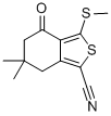 6,6-DIMETHYL-3-(METHYLTHIO)-4-OXO-4,5,6,7-TETRAHYDROBENZO[C]THIOPHENE-1-CARBONITRILE CAS#: 175202-50-3