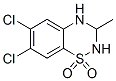 6,7-Dichloro-3,4-dihydro-3-methyl-2H-1,2,4-benzothiadiazine 1,1-dioxide CAS#: 446-62-8