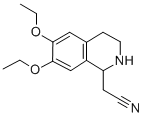 6,7-Diethoxy-1,2,3,4-tetrahydro-1-isoquinoline acetonitrile, 99% CAS#: 170306-62-4