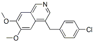 6,7-dimethoxy-4-(4-chlorobenzyl)isoquinoline CAS#: 32871-99-1