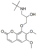 6,7-dimethoxy-8-(3-tert-butylamino-2-hydroxypropoxy)-2H-1-benzopyran-2-one CAS#: 158142-98-4