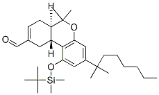 (6AR,10AR)-1-(TERT-BUTYL-DIMETHYL-SILANYLOXY)-3-(1,1-DIMETHYL-HEPTYL)-6,6-DIMETHYL-6A,7,10,10A-TETRAHYDRO-6H-BENZO[C]CHROMENE-9-CARBALDEHYDE CAS#: 137945-57-4