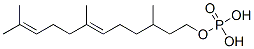 [(6E)-3,7,11-trimethyldodeca-6,10-dienyl] dihydrogen phosphate CAS#: 34457-14-2